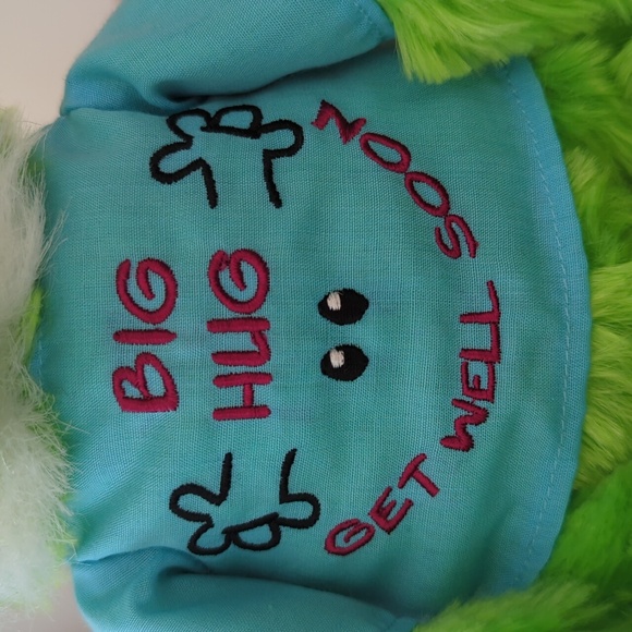 Fiesta Plush Get Well Soon Hanging Monkey Green - Picture 12 of 14